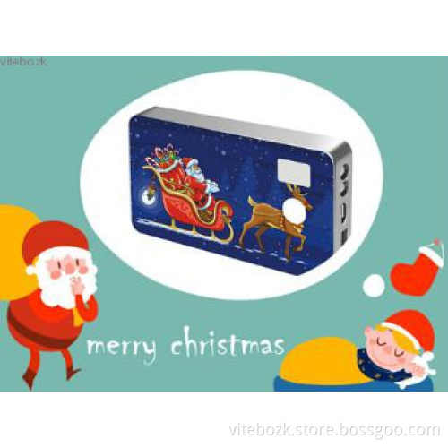 Novelty Christmas Gift Portable Battery Charger 4000mAh with Torch
